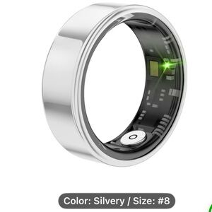 Silver Smart Ring Size 8 new with tags!